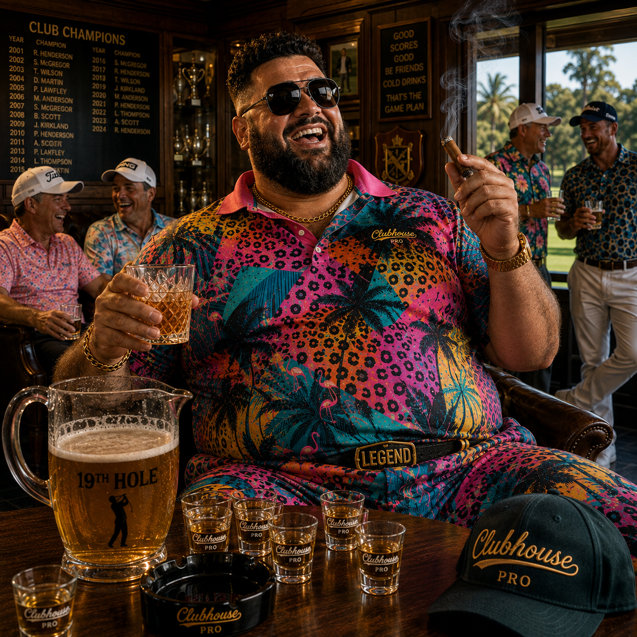 The Clubhouse Pro golfer